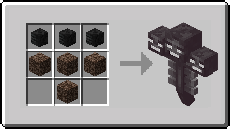 Minecraft craft wither