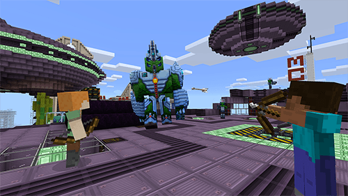 Minecraft gratuit Add-Ons Alien Invasion