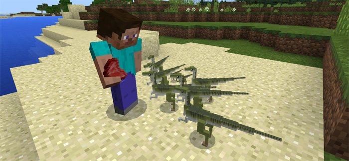 Minecraft gratuit compsognathus