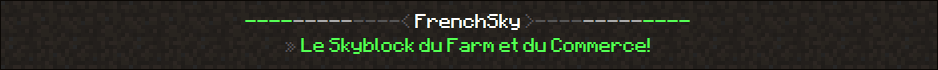 Serveur Minecraft FrenchSky