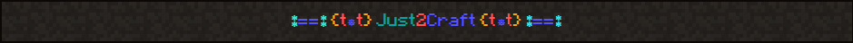 Serveur Minecraft Just2Craft